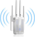 WiFi Extender Signal Booster for Home, Long Range Coverage Up to 9995 Sq. Ft. Internet Repeater, WiFi Range Extender