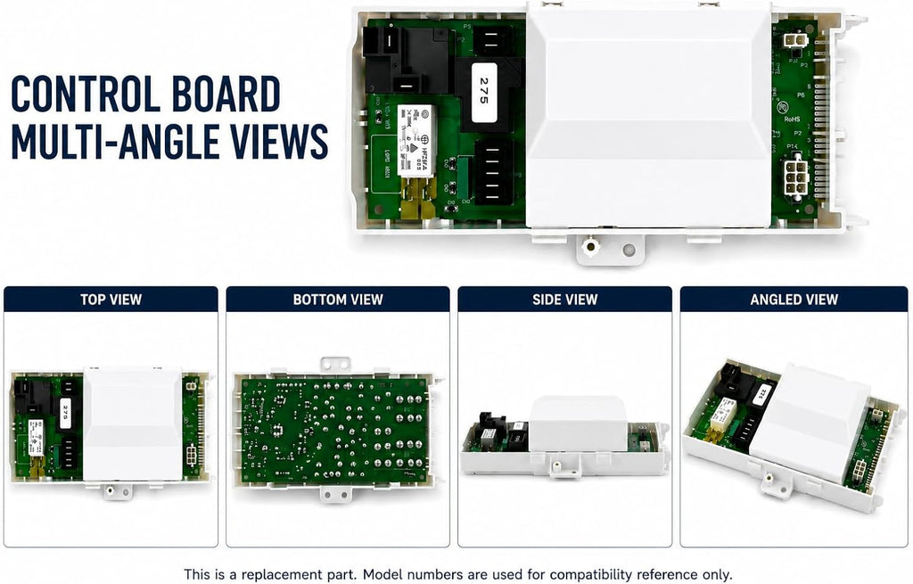 Dryer Control Board W10111620 Compatible with Select Dryer Models 7MMGDB850WL0 7MMGDB850WL1 MEDB800VB0 MEDB800VQ0 MEDB800VU0