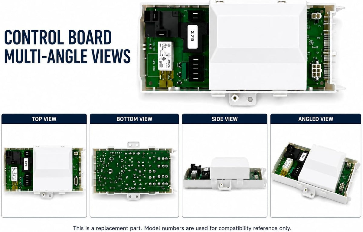 Dryer Control Board W10111620 Compatible with Select Dryer Models 7MMGDB850WL0 7MMGDB850WL1 MEDB800VB0 MEDB800VQ0 MEDB800VU0