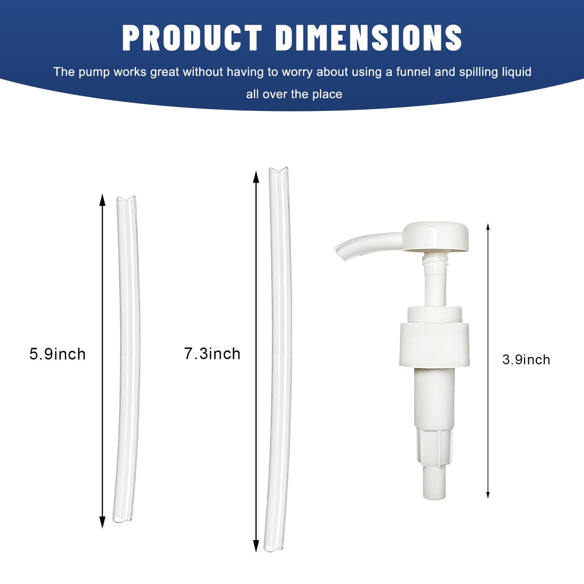 Rdxcv Fluid Pump for Quart Bottle, Fluid Hand Pump Without Long Hose