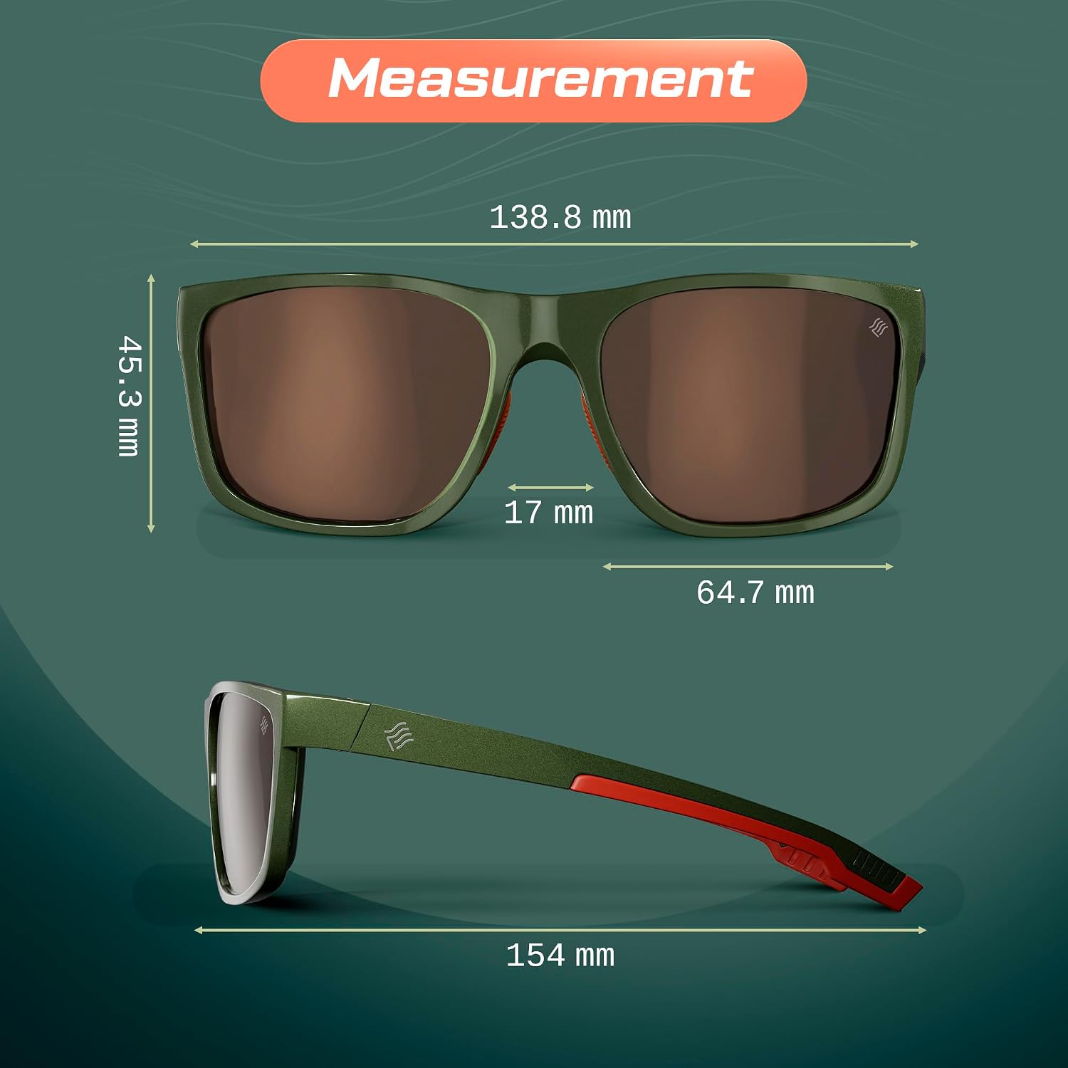 ANCHOR Floating Polarized Fishing Sunglasses for Men and Women Lightweight UV400 sport for Driving Cycling Running