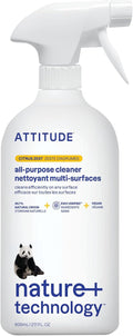 ATTITUDE All Purpose Cleaner Spray, EWG Verified, Citrus Zest, 27 fl oz