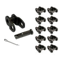 Jeremywell 25 Standard Roller Chain Offset Link (10PCS)