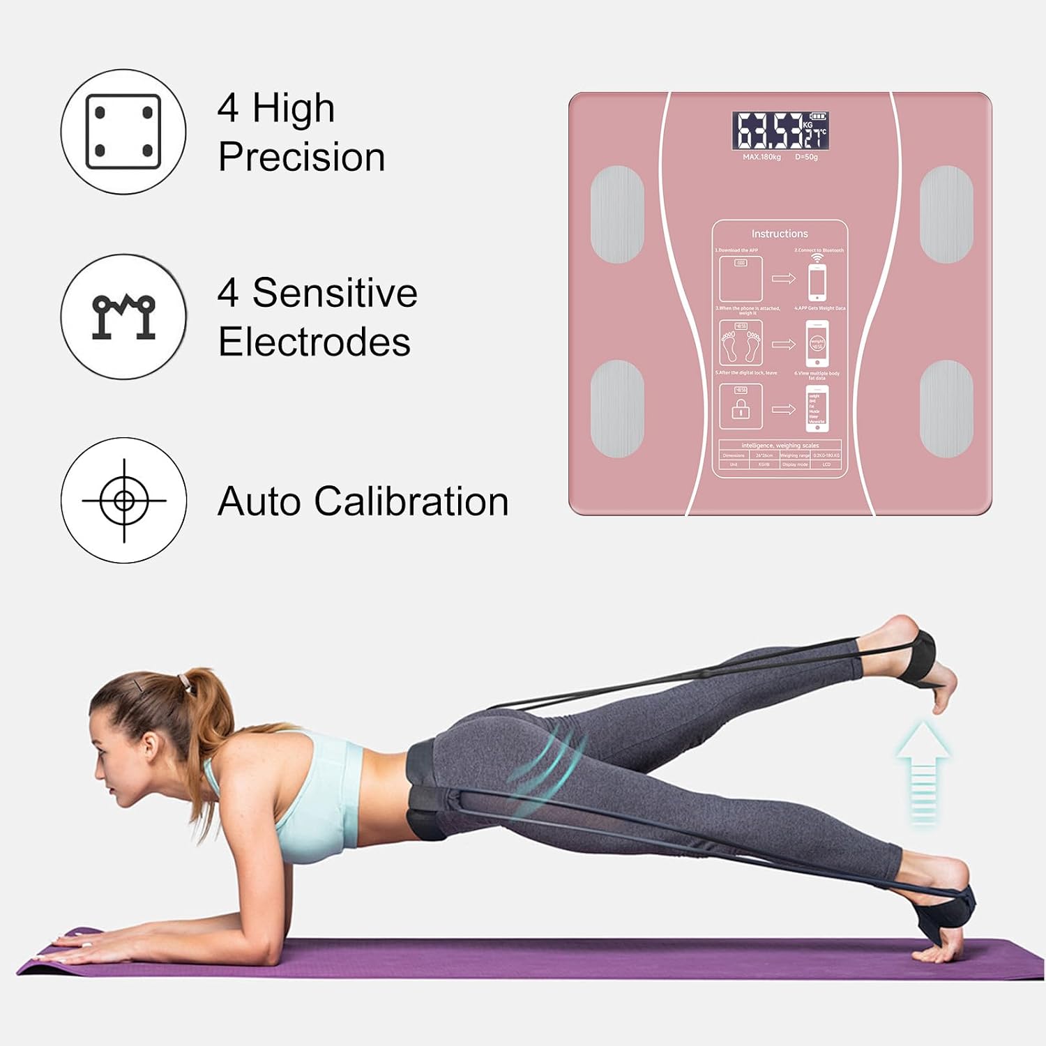 Intelligent Body Fat Scale, a Simple and Practical Digital Scale That can be Connected to a Mobile Digital Bathroom