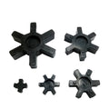 Coupling Buffer pad L-Type Coupling Rubber Elements,Flexible Couplings,Polyurethane Model L35-L225,D035(Black,L50-50 Pieces)