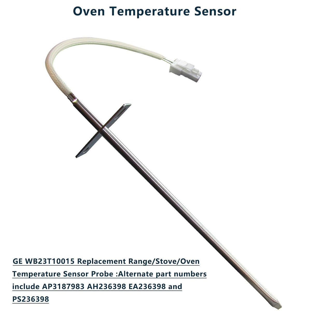 OEM WB23T10015 GE Oven Temperature Sensor Replacement 911009 AP3187983 AH236398 EA236398 PS236398 GE WB23t10015 Range/Stove/Oven Sensor