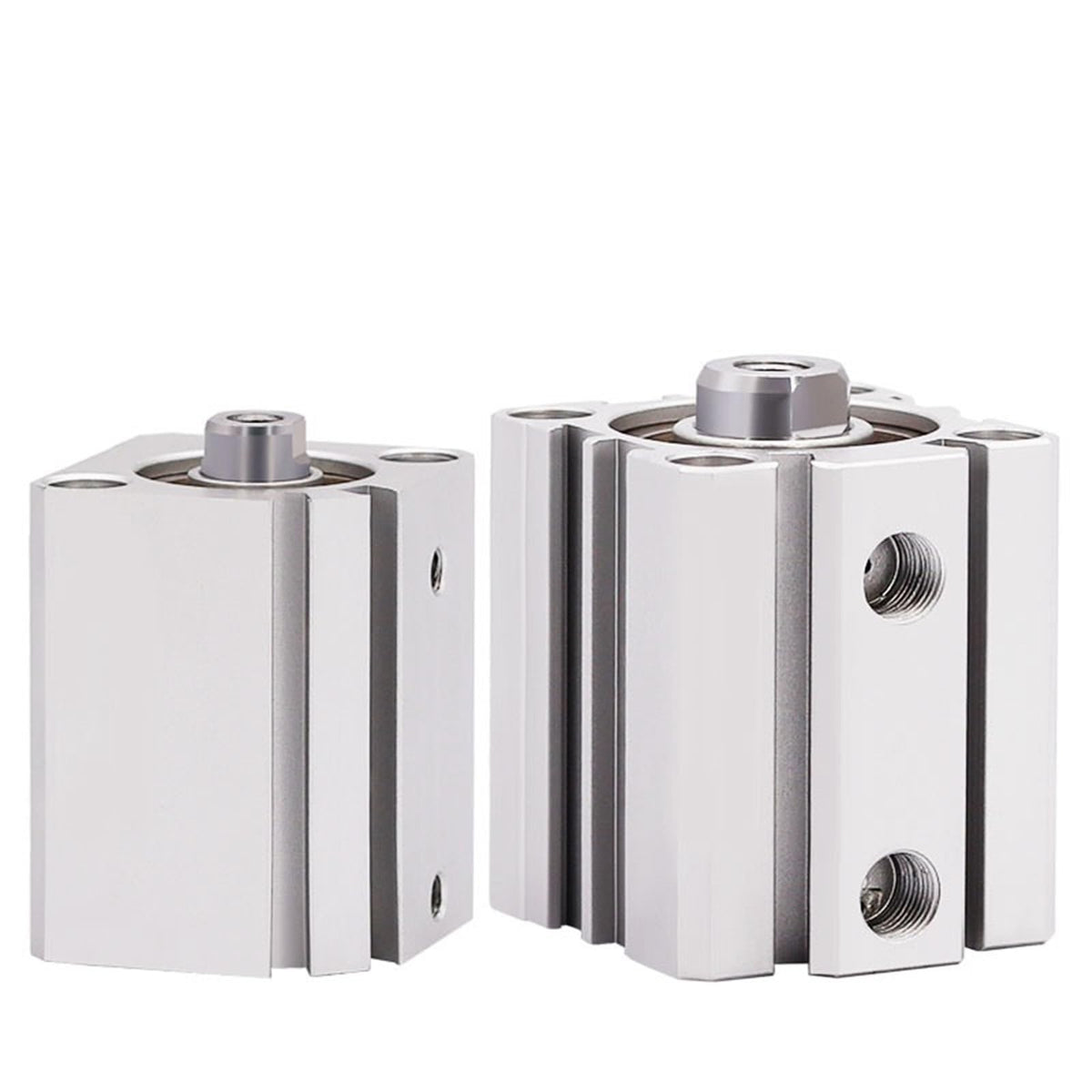 Air Pneumatic Cylinder 63mm Bore Small Thin Cylinder 5-100mm Stroke 1Pcs(Color:Stroke 10mm)