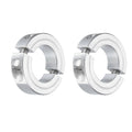 uxcell 2Pcs Double Split Clamp-On Shaft Collar 1" Bore, Aluminum Alloy