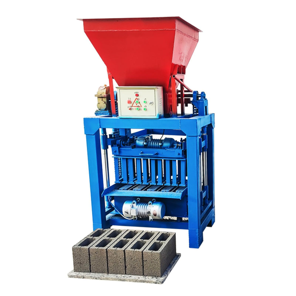Hollow Block Making Machine Cement Brick Maker with Multiple Mold Options for Building Applications