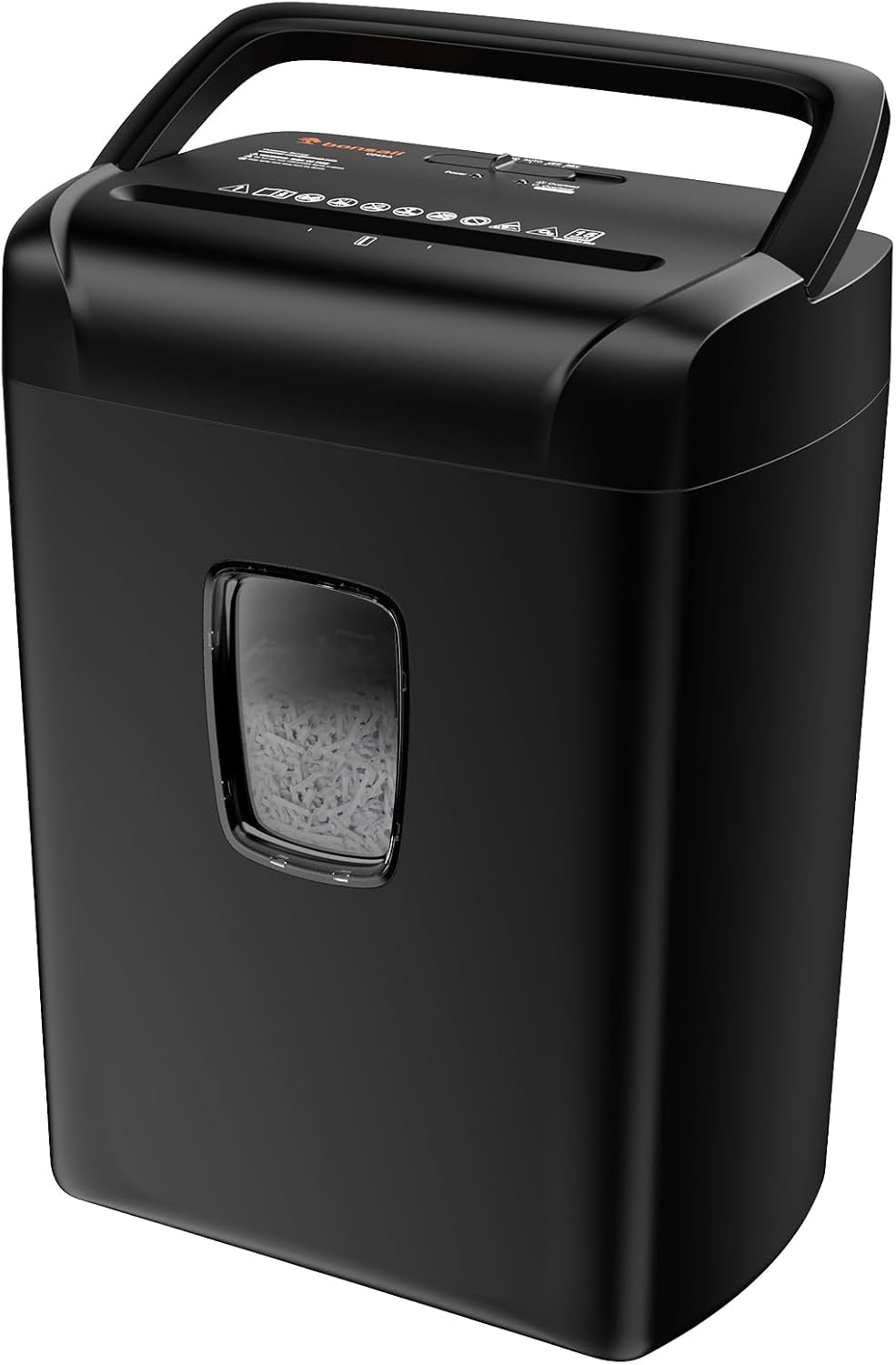 15-Sheet Cross Cut Paper Shredder for Home Office Heavy Duty | 10-Minute Continuous Run, P-4 Security Level, Shreds