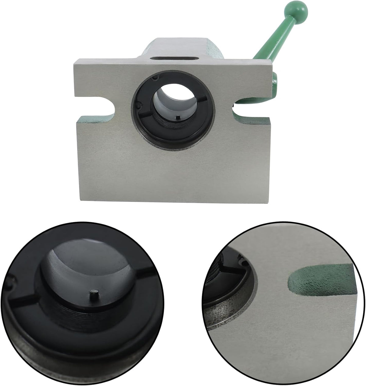 kimllier 5C Horizontal-Vertical Angle Collet Fixture, 5x4x3-3/4 Horizontal