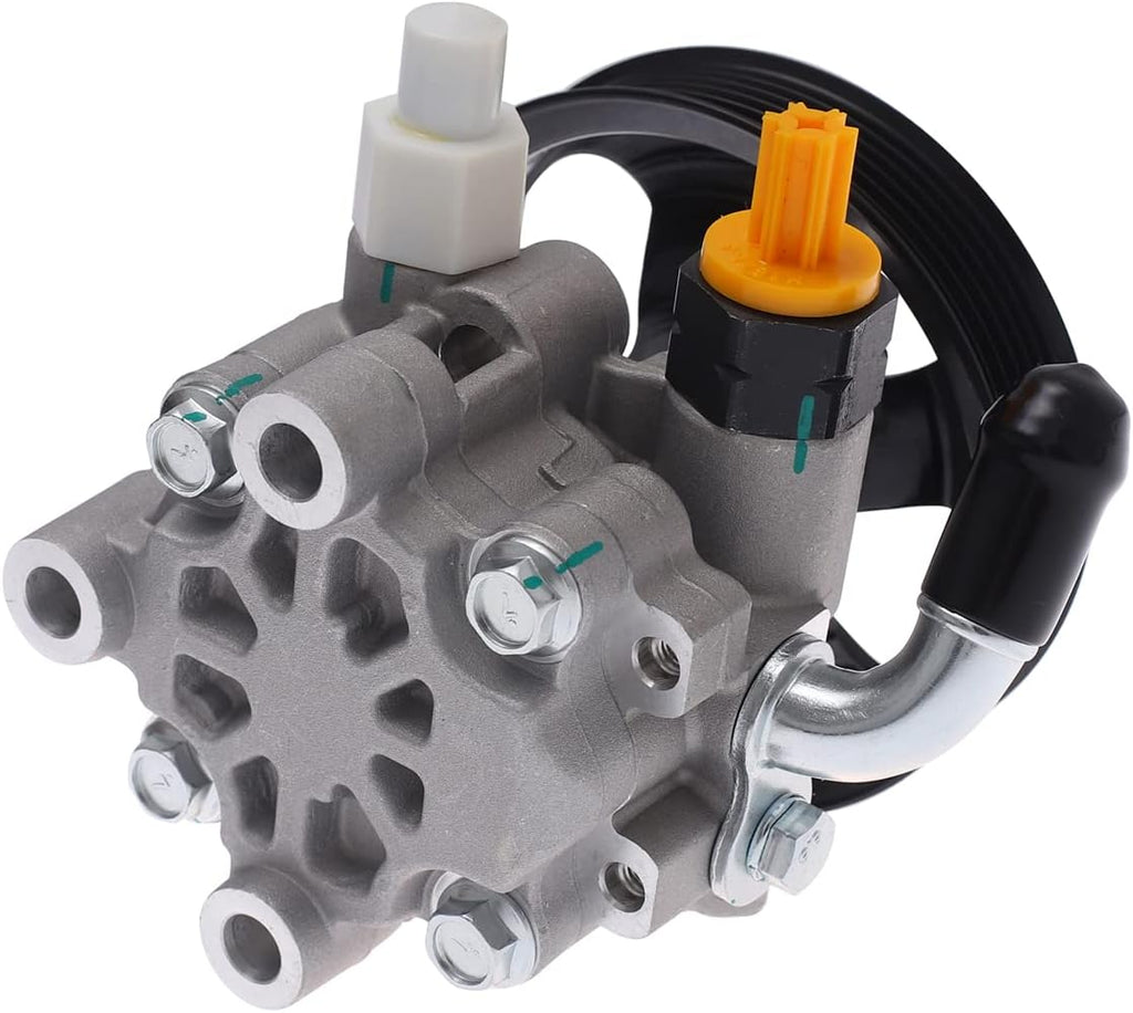 AUQDD 21-5345 New Power Steering Pump (For 1.8L 1794cc) Compatible With 2003-2008 Pontiac Vibe/Toyota Corolla Matrix (Power Assist Pump Replace 96-5345 990-0639 88970127 4431002101)