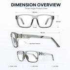 VETRA X Z87+ Photochromic Safety Glasses UV400 Side Shield (NeoShift)