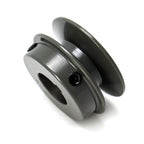 QWORK Single Groove Web Sheaves, 2.25"OD 7/8" Bore V-Belt Sheave,A Belt Section, Cast Iron, for V-Belt, AK22-7/8