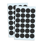 1200 Pack, 1" Round Dot Stickers Circle Labels - Black