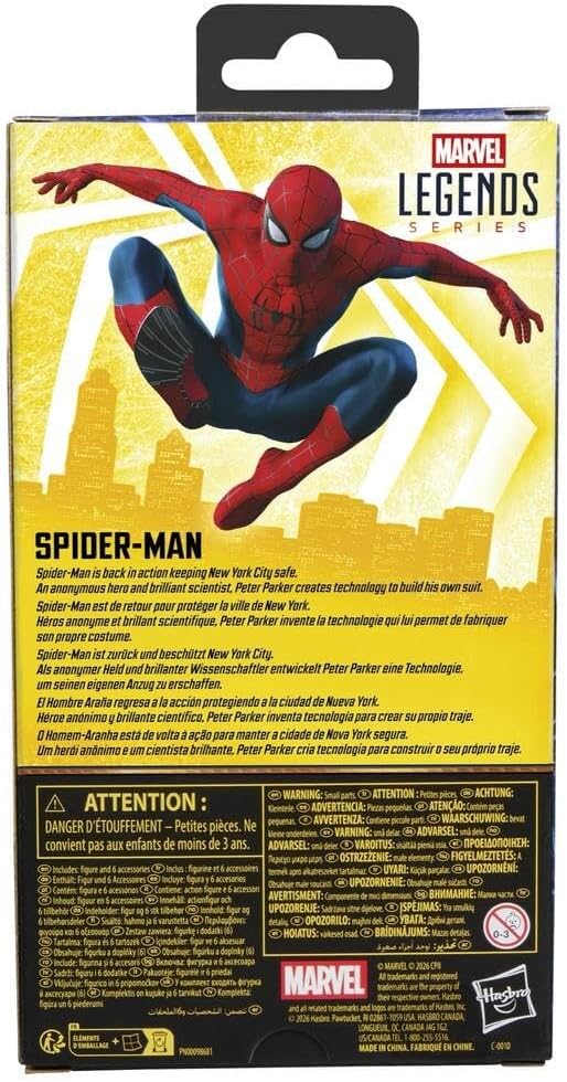 Legends Series Spider-Man, Spider-Man Day Collectible 6-Inch Action Figure Set