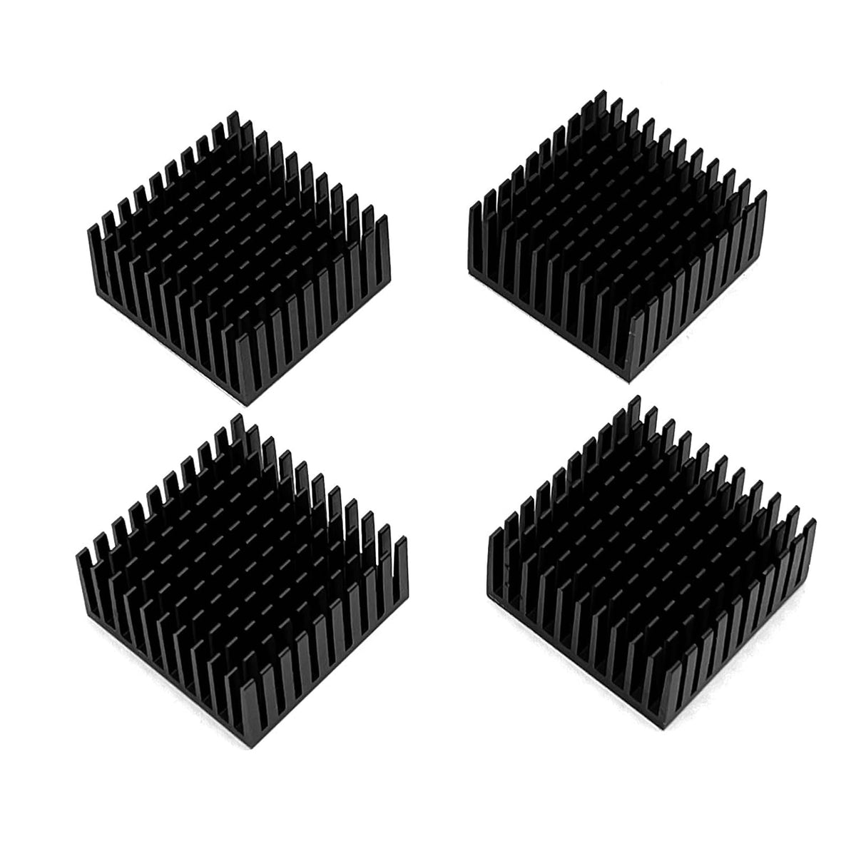 4PCS 40x40x20mm Aluminum Heatsink Kit with Thermal Tape for Cooling Module