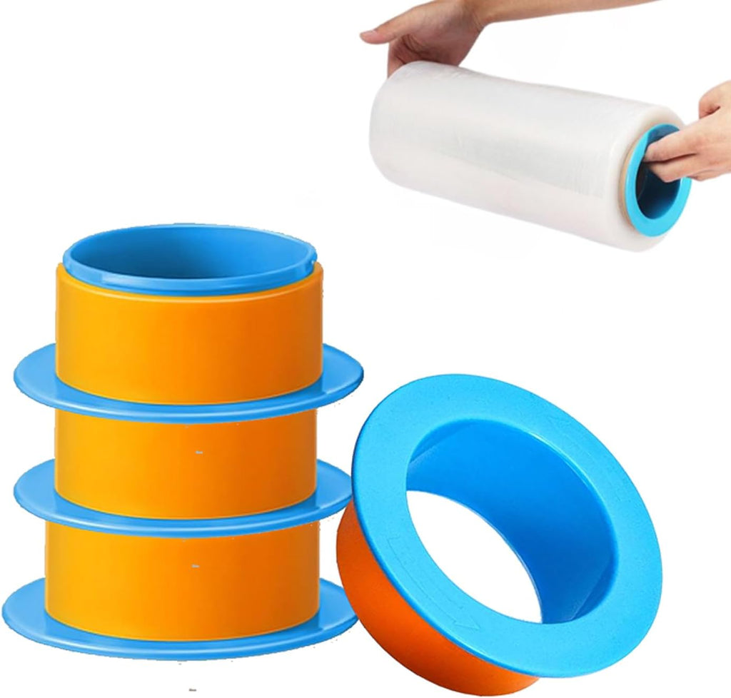 2 Pairs Stretch Wrap Dispenser, Shrink Wrap Handle, Wrap Holder
