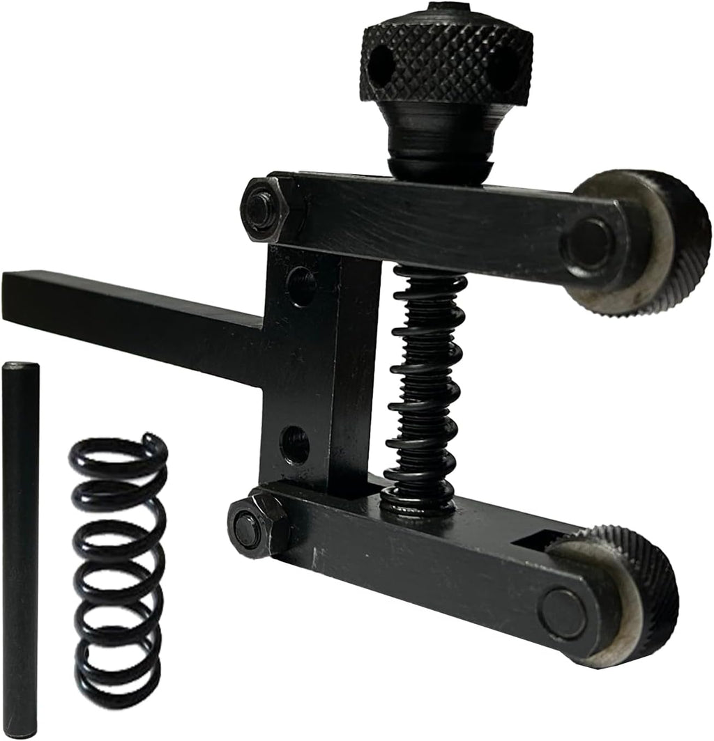Spring Loaded Clamp Type Knurling Tool for Lathe Machines, 2" Capacity, 3/8" Shank, Precision Metalworking Tool