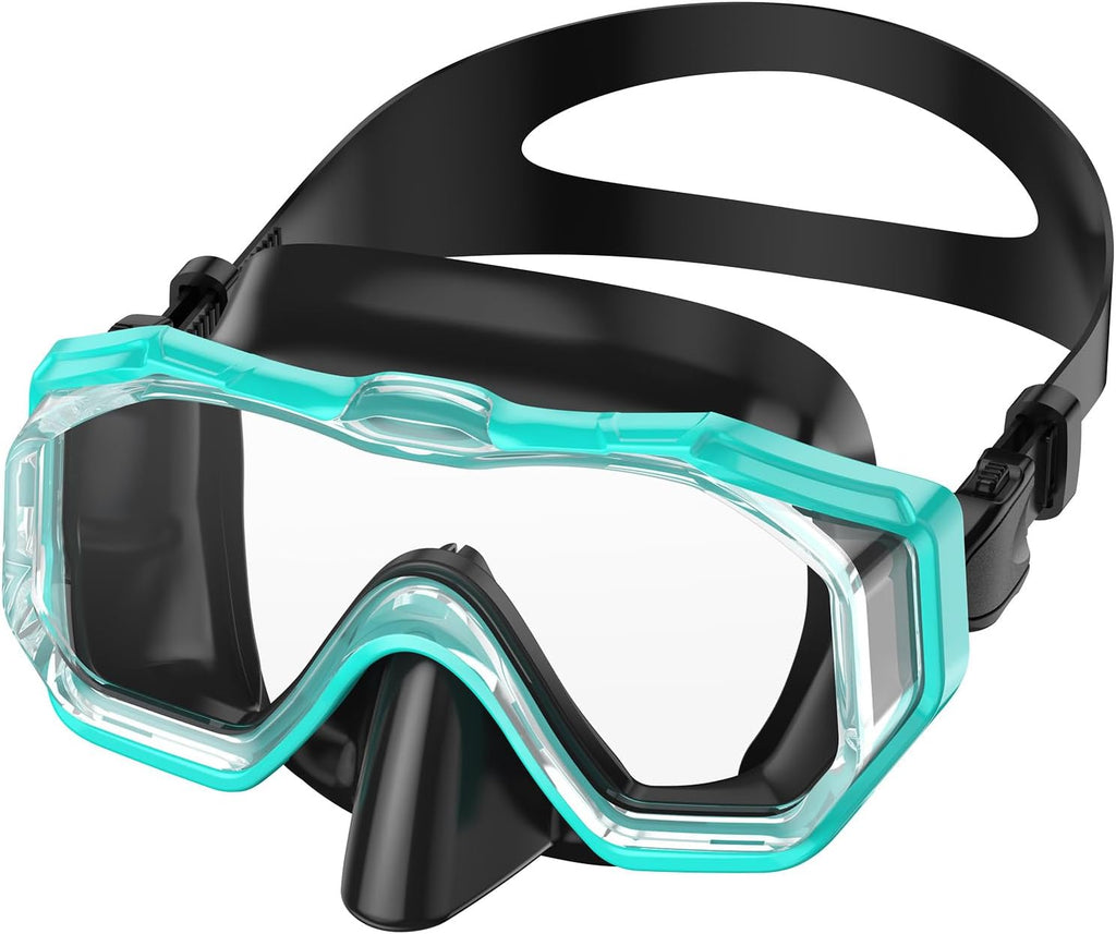 WSTOO Swim Goggles with Nose Cover for Ages 5-12, Youth, Adults, Unisex | Anti-Choking Design, Shatter-Resistant