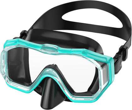WSTOO Swim Goggles with Nose Cover for Ages 5-12, Youth, Adults, Unisex | Anti-Choking Design, Shatter-Resistant