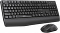 COE200 Wireless Bluetooth Keyboard and Mouse Combo with Wrist Rest | USB/Bluetooth multi-device switching, quiet keys