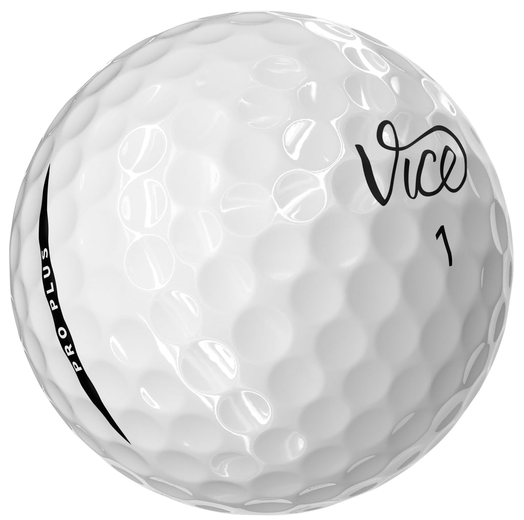 Vice Pro Plus Golf Balls (2025 Model) (White)