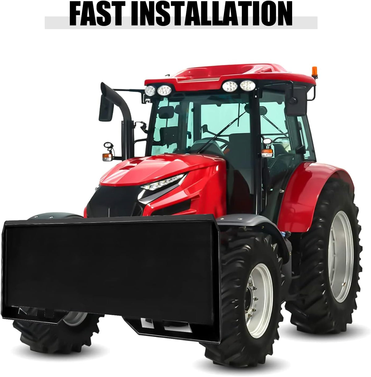 Skid Steer Attachment Plate, Universal Quick Attach Adapter Mount Plate, Fits Skid Steer Tractor,Plate-A