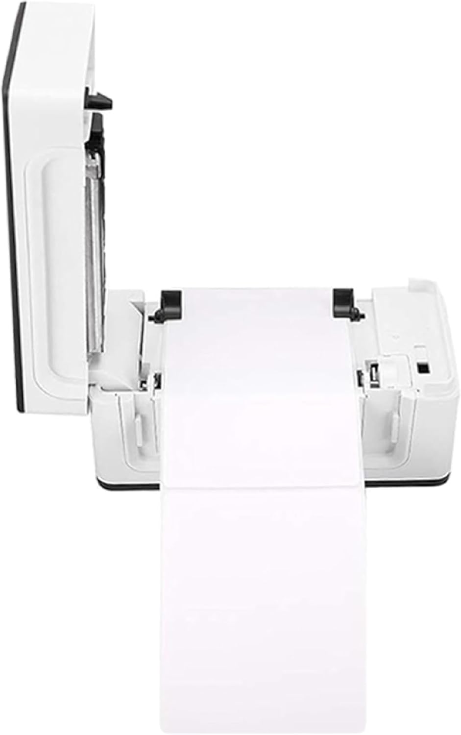 PSBM Fanfold Direct Thermal Transfer Label, 2 Stacks 4 x 6 Inch, 2000 Labels/Stack, Self-Adhesive Shipping/Address