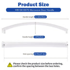 FormaMount WB15X10070 Microwave Oven Door Handle White