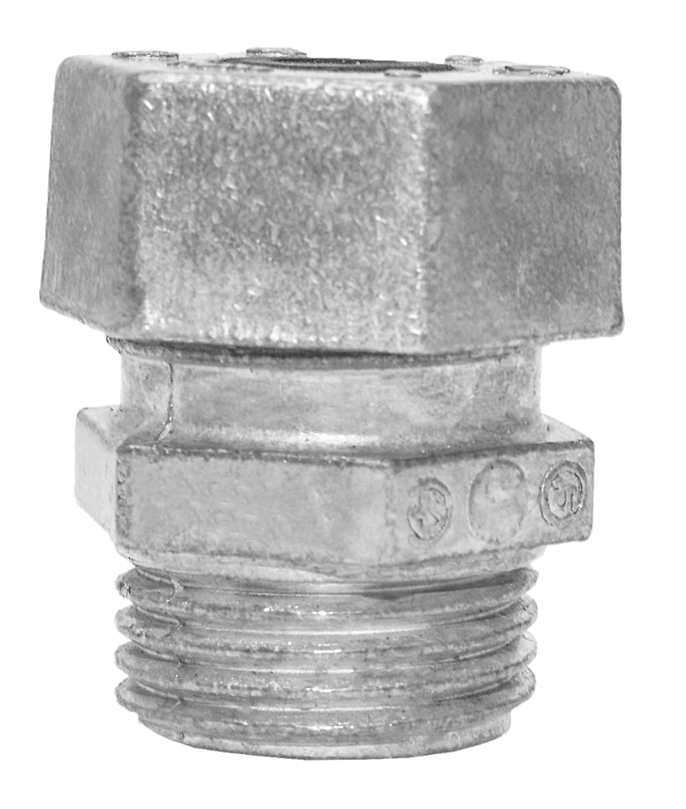 Sigma ProConnex 49212 1/2" Cord Grip Connector Conduit Fitting, 1-Pack