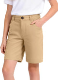 Uniform Shorts for Girls with Functional Pockets School Shorts