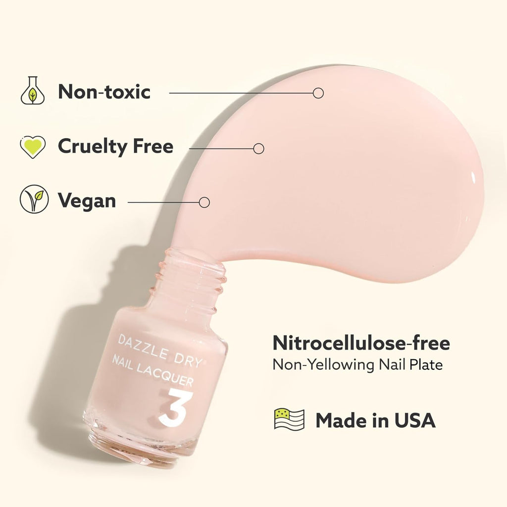 Mini Kit 4 Step System - Not Quite Nude, a full coverage peaches-and-cream nude. Full coverage cream. (5 Piece Kit /