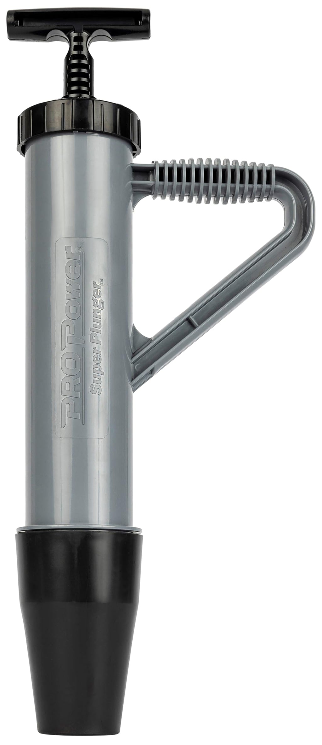 PRO Power Super Plunger - High Pressure Plunger Utilizing Water Pressure to Clear Clogs - Toilet Plunger Storage