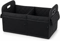 Car Organizer Caddy Oxford Quilted Trunk Organizer, Waterproof Storage Tote with Handles for Front Seat, Backseat