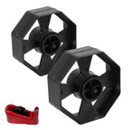 Replacement Tape Dispenser Wheel for 25mm Width Black 32mm