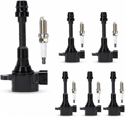 UF349 Ignition Coil Packs 224018H515 Spark Plug for Nissan Frontier