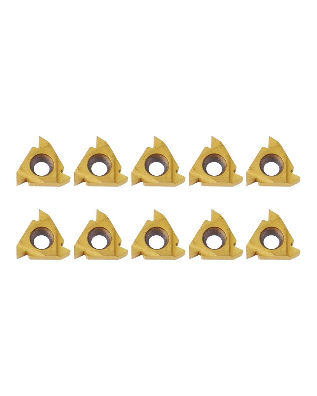 10Pcs 16IR AG60 Lathe Threading Carbide Inserts