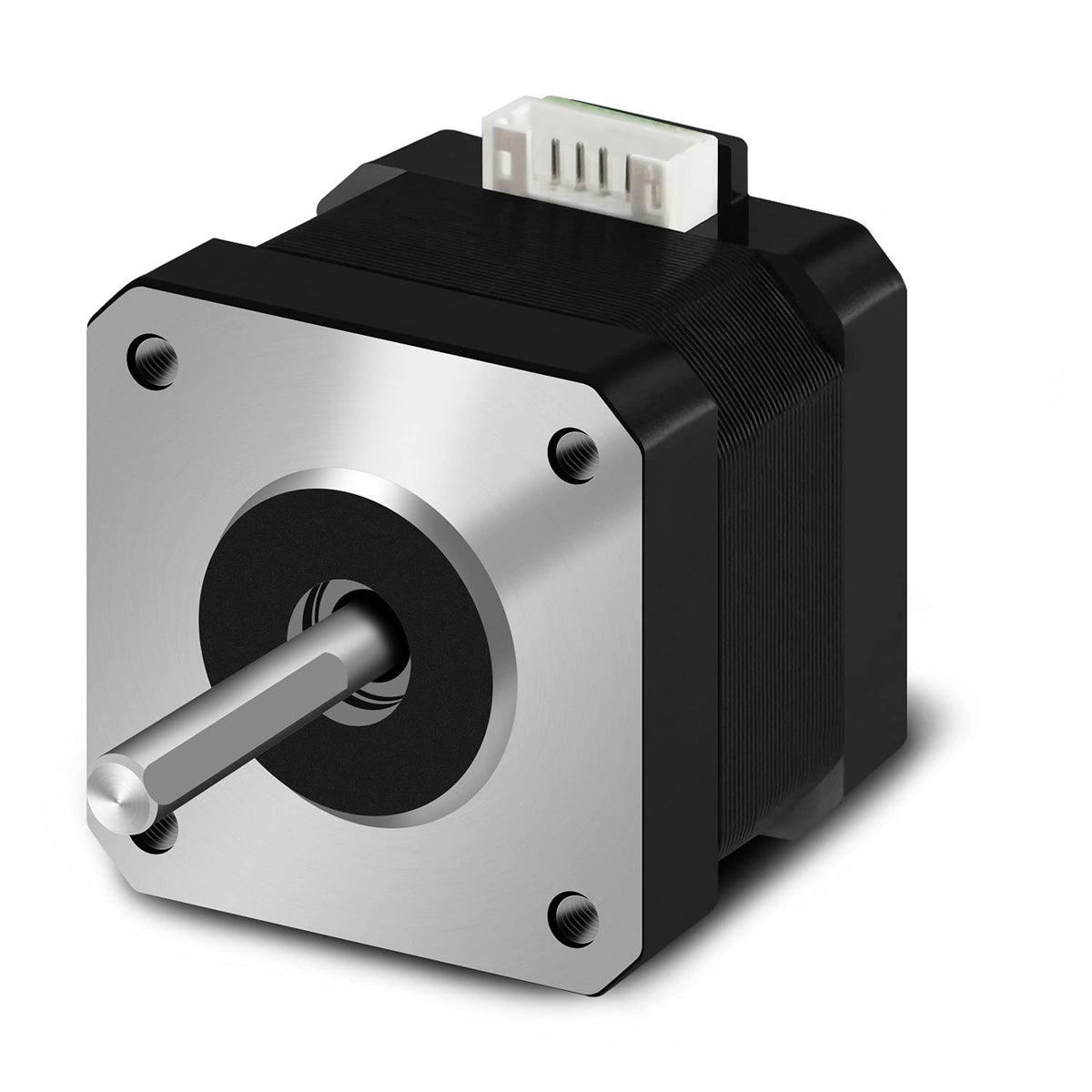 SIMAX3D 42 Stepper Motor 34mm high 1.8° Torque 15Ncm (22.3oz.in) Low Noise 2-Phrase Universal Electric DC 1.3A Motor with 1M Cable for 3D Printer CNC Laser Machine