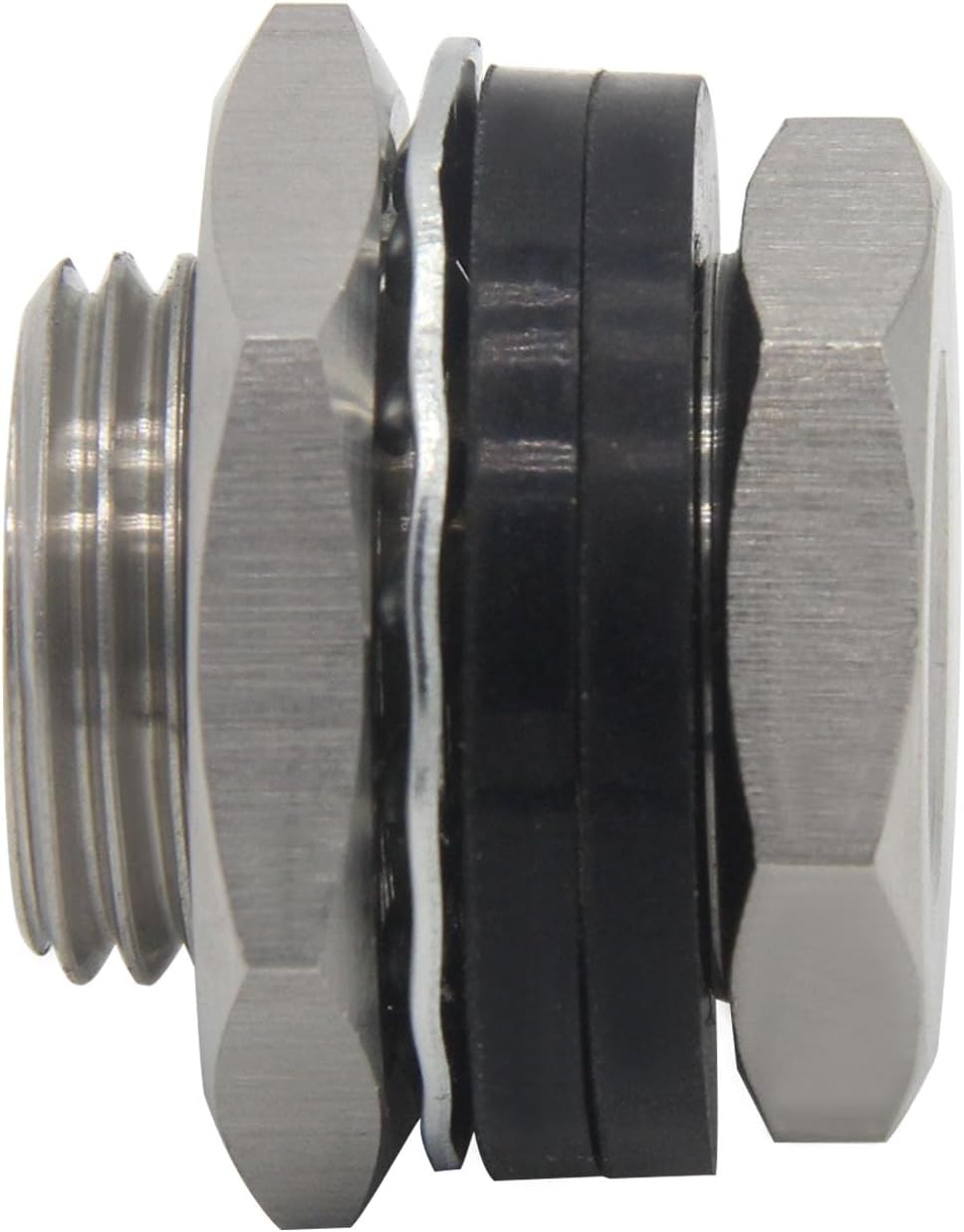 Stainless Steel Bulkhead Fitting 1/4 NPT Female Bulked Coupler 2Pcs