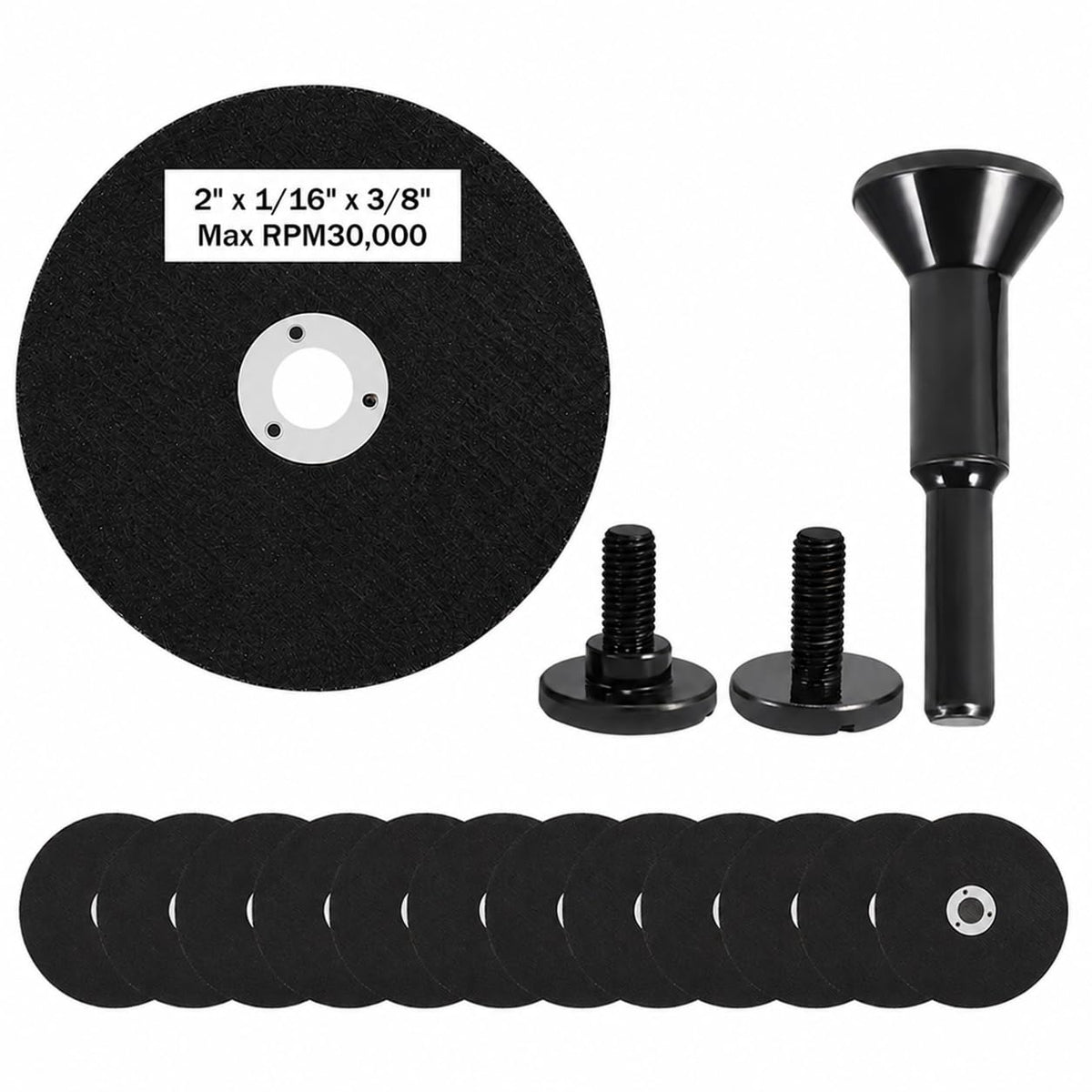 15 Pack 2 Inch Die Grinder Cut Off Wheel,3/8in Hole