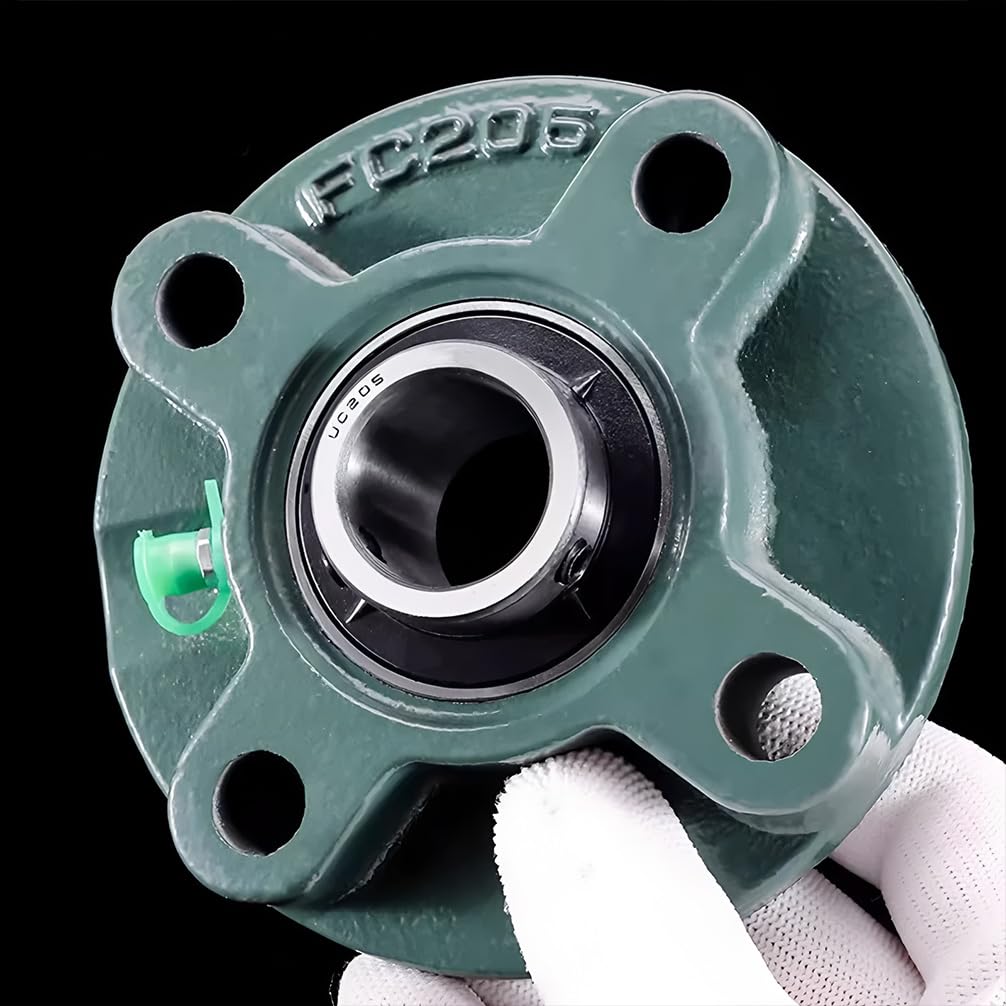 1Pcs UCFC210 inner50 Outer External Spherical Insert Bearing Taper Seat 4-Bolt Round Flange Bearing