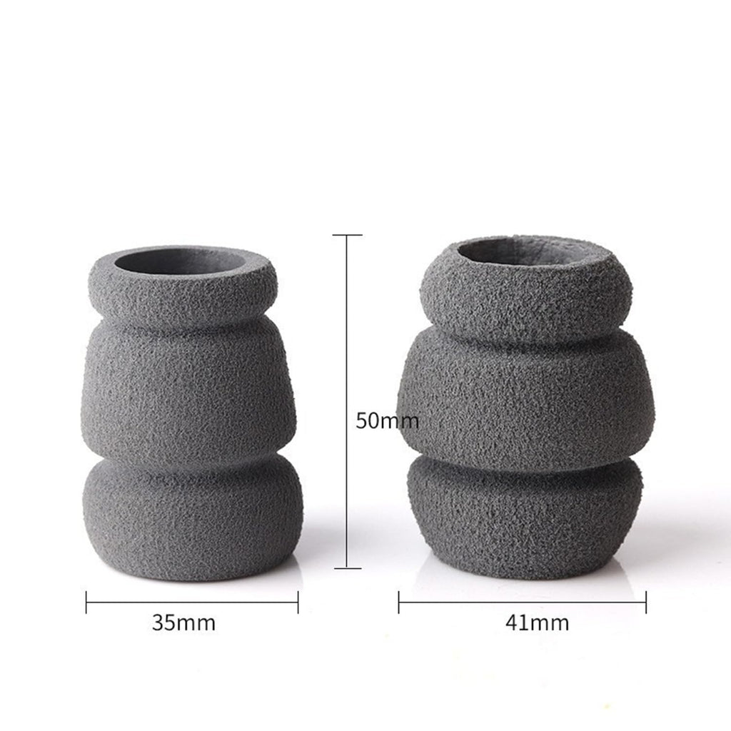 10 Pieces Grey Tattoo Grip Wrap Foam Tattoo Grip Cover Tattoo Pen Cover Tattoo Machine Grip Handle Holder Cover