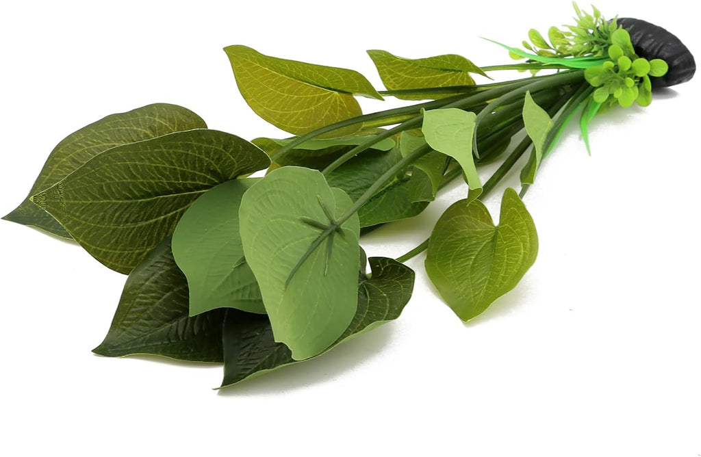 Silk Aquarium Plants, 12 Inch Artificial Silk Plants Decorations