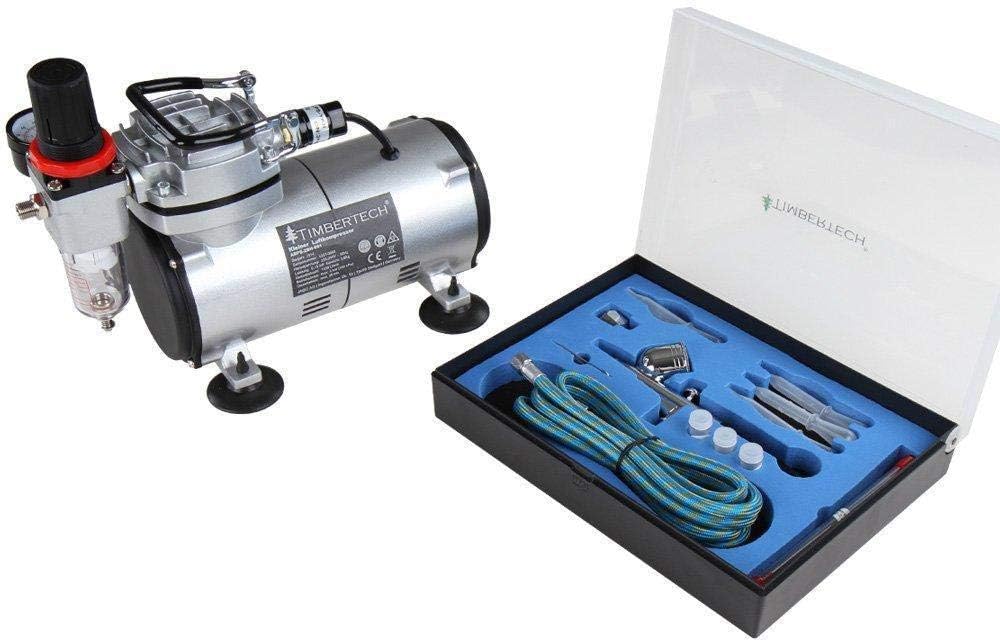 Airbrush Kit with Compressor, Multi-purpose Airbrush Compressor Set, Dual Action Gravity Feed Airbrush with Air Hose