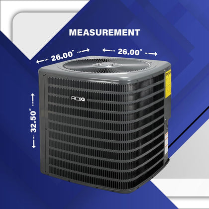 ACiQ 2.5 Ton AC 13.4 SEER2 Central Air Conditioner Condenser, R32 AC Unit