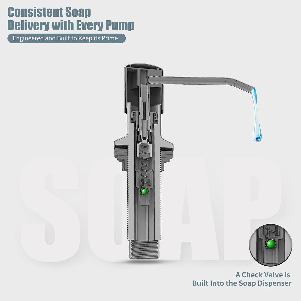 Touchless Kitchen Faucet, Black, with Soap Dispenser and Deck Plate, Motion Sensor Smart Activated Single Handle