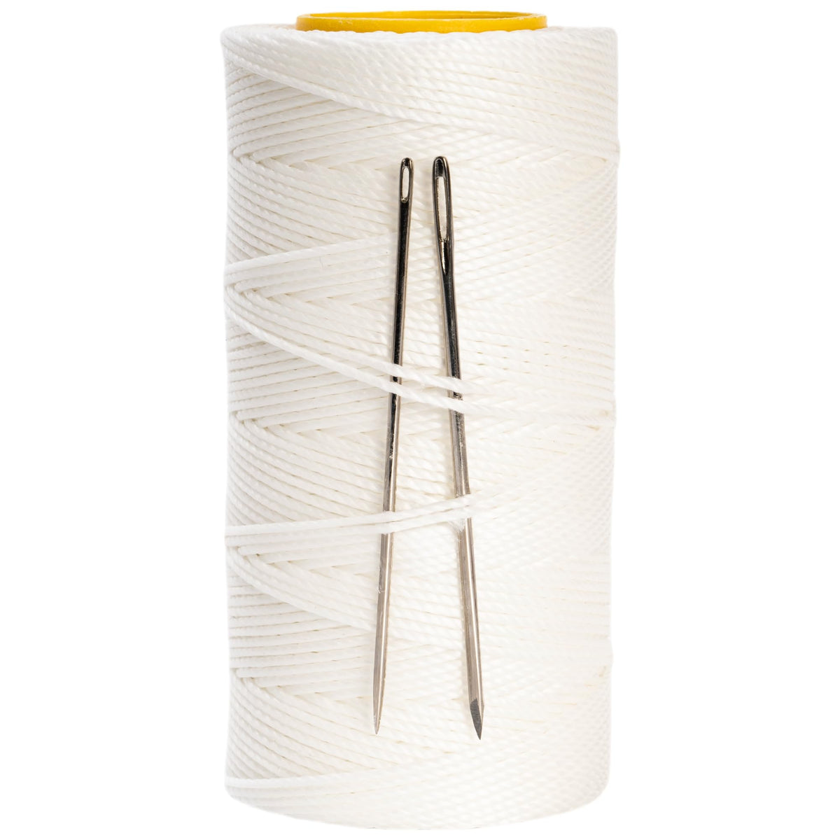 Sail Repair Kit with Sail Needle, Thick Waxed String Whipping Twine White
