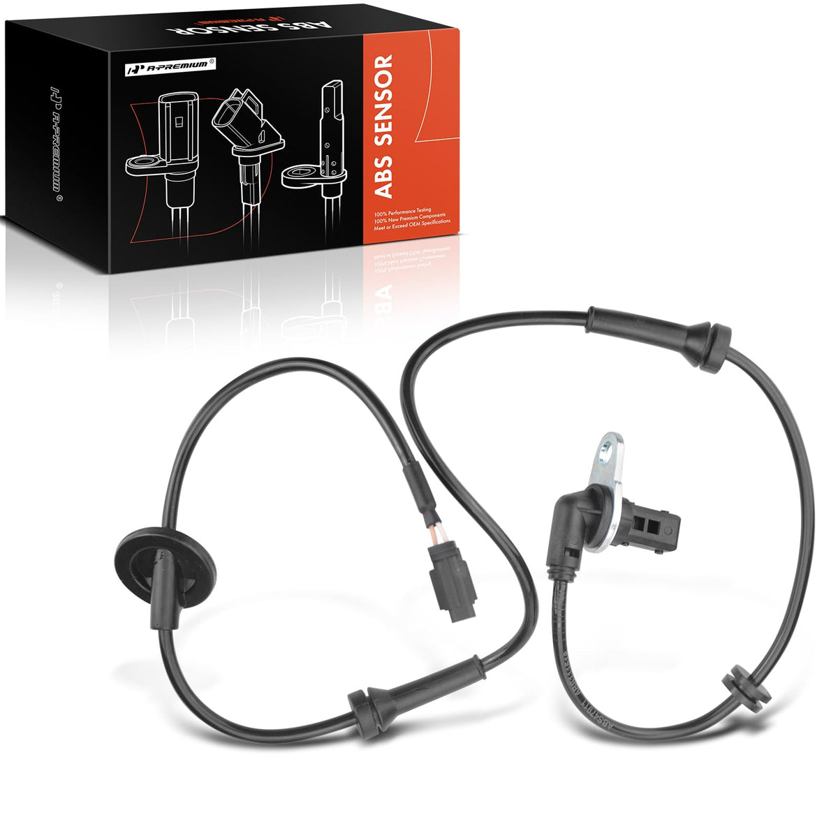 A-Premium Front Left ABS Wheel Speed Sensor Compatible with Nissan