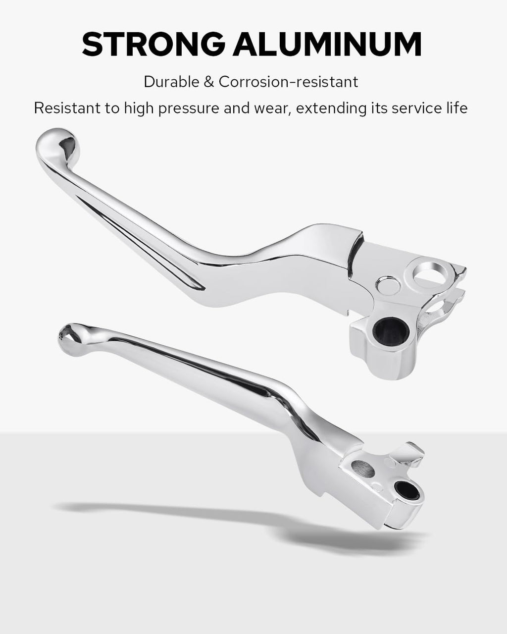 Amazicha Motorcycle Brake Clutch Lever Compatible with Harley '96-'03 XL, '96-'17 Dyna (Except '16-'17 FXDLS), '96-14 Softail and '96-'07 Touring Models (Chrome)